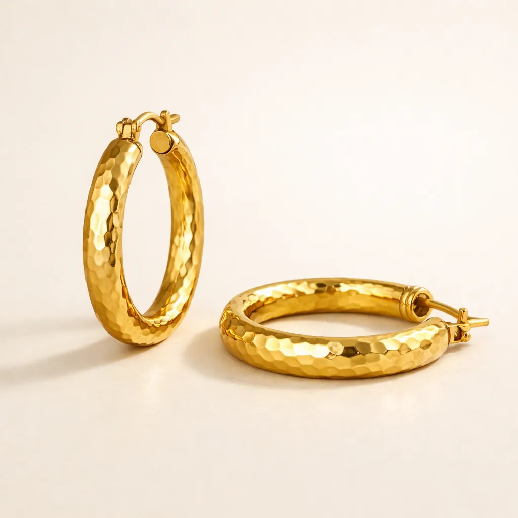 Hammered Hoops
