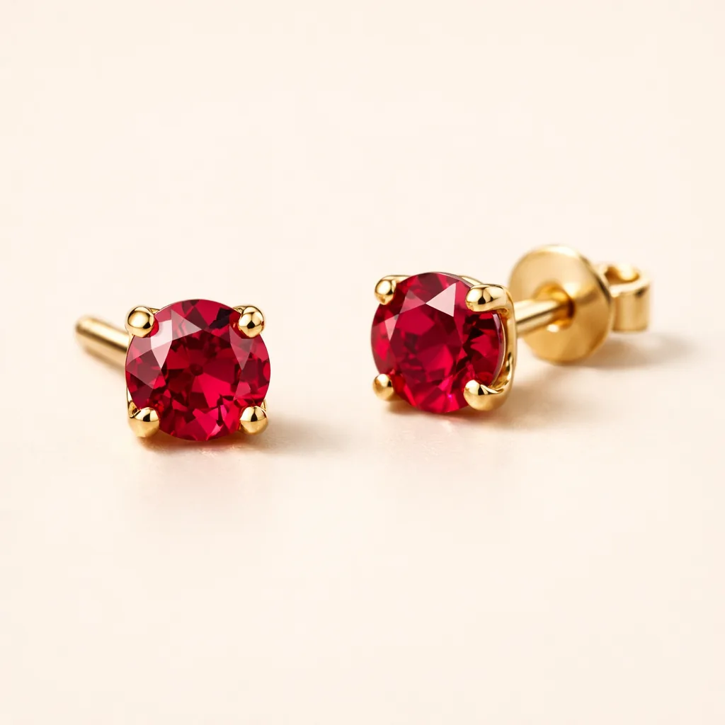 Ruby Studs